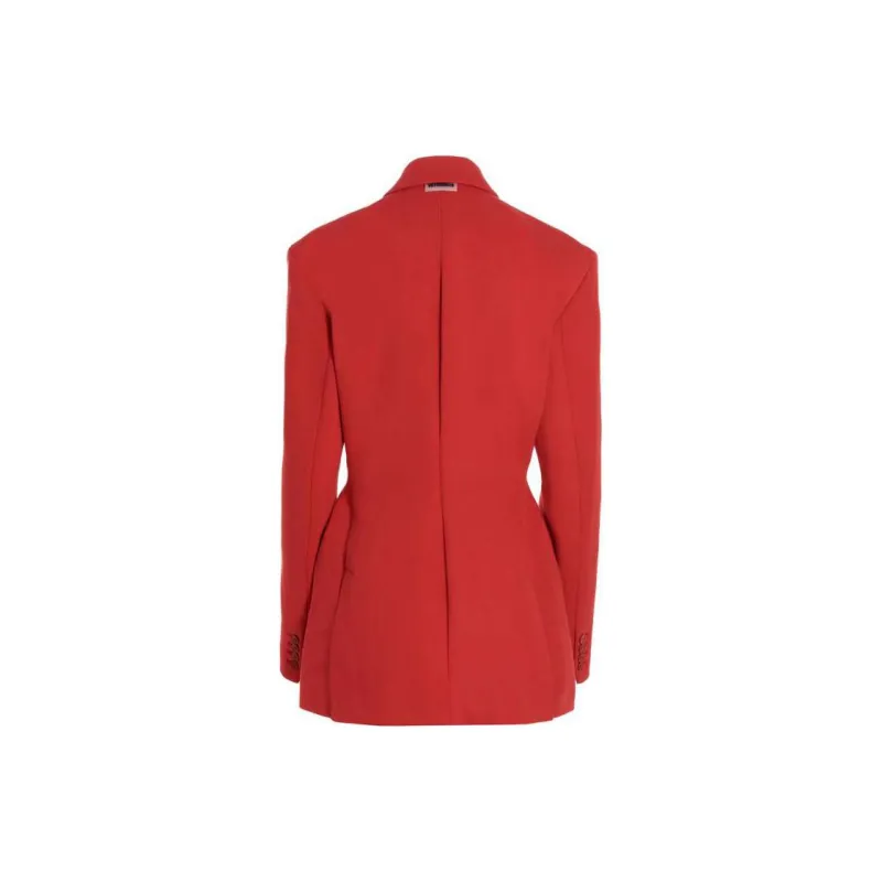Vetements Business Suits Men Red-1