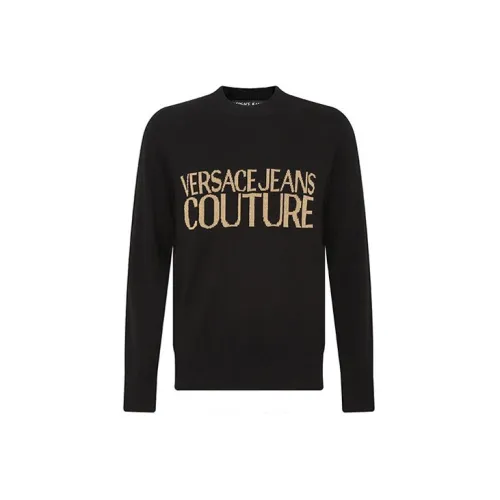 VERSACE JEANS COUTURE Cashmere Sweaters Men Black