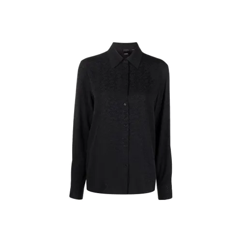 PINKO Monogram Pattern Button-up Shirt