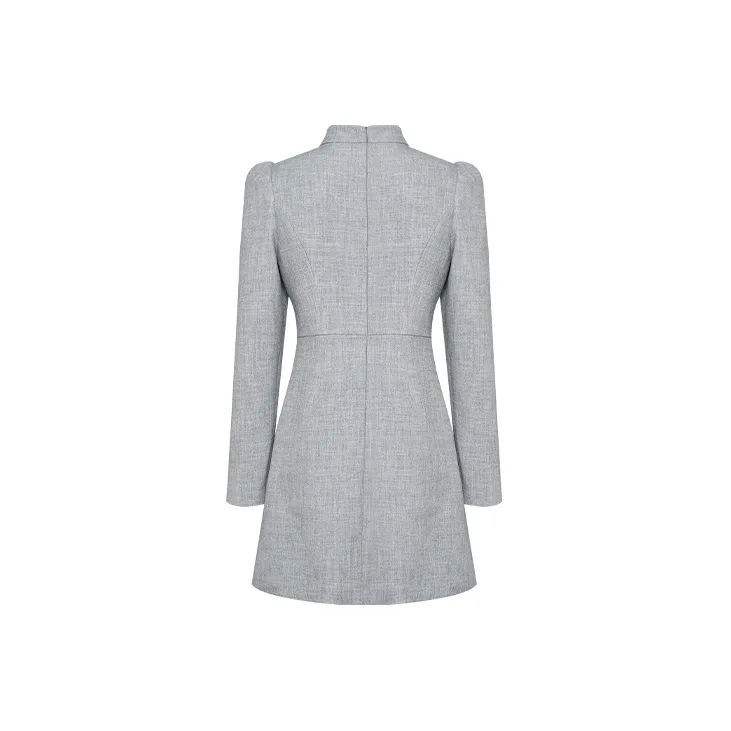 TAMMY TANGS A Line Skirt Dress Gray-1