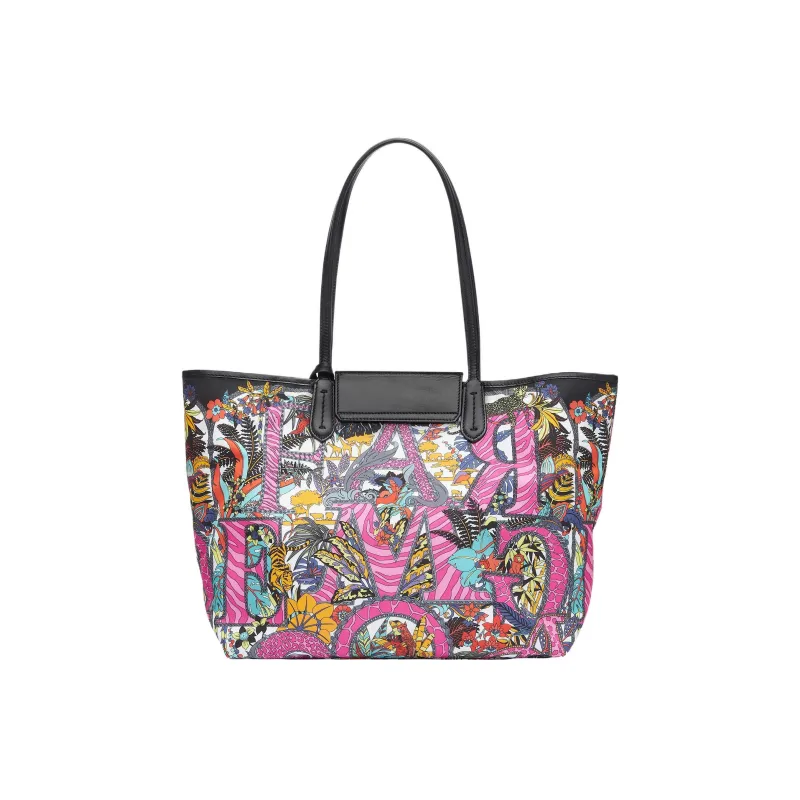 Ferragamo Gancini Graphic Print Tote Multi-3