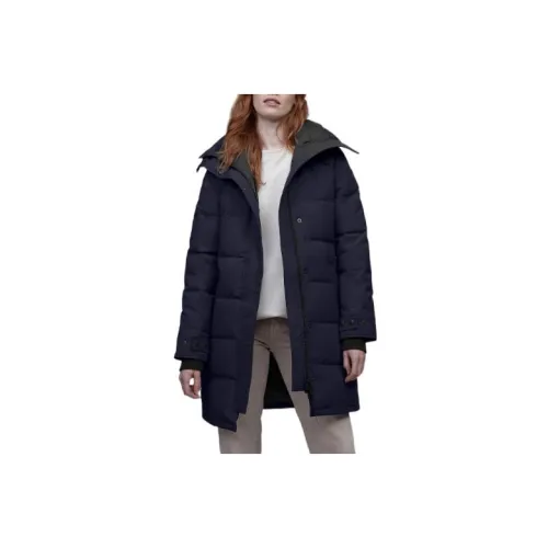 Canada Goose Shelburne Series Down Jackets Women's Marine Blue