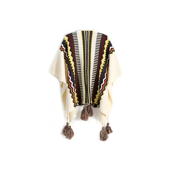 FREE RABBITⅡ Shawls Women's Beige+White Box-2