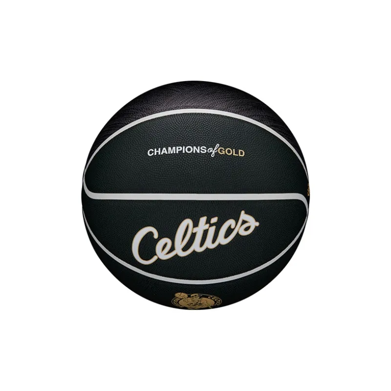 Wilson NBA City Series PU Basketball Black White Size 7 Training Unisex-3
