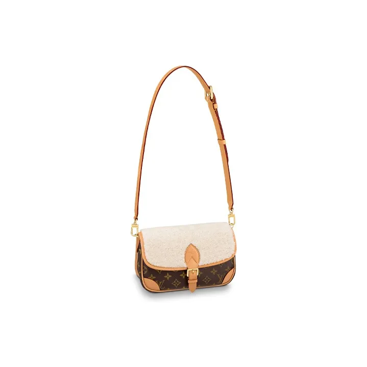LOUIS VUITTON Diane Monogram Handbag Brown-1