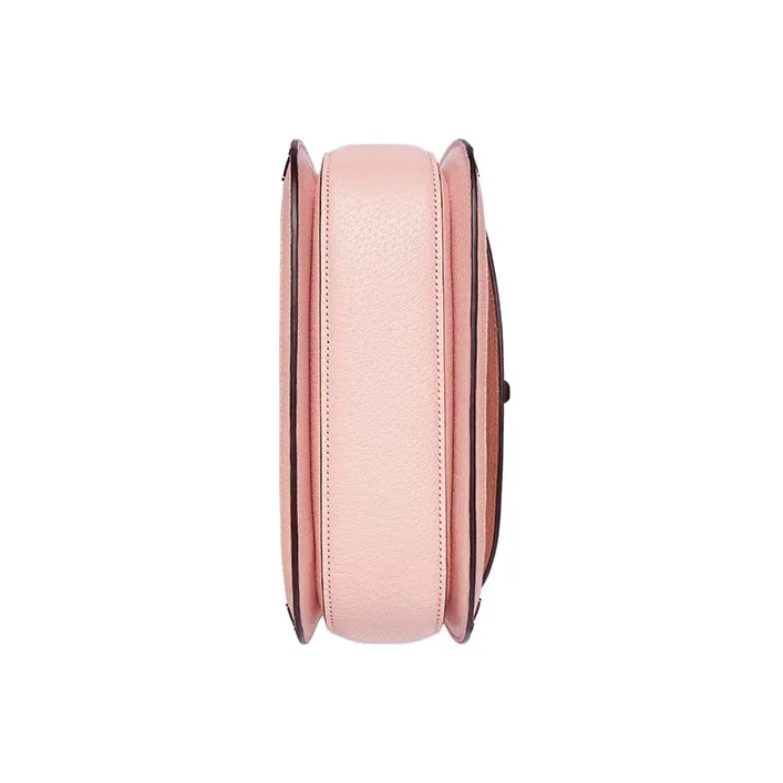 GUCCI Bamboo 1947 Raffia With Leather Shoulder Bag Crossbody Bag Handbag Small Size Women's Pink/Beige-5