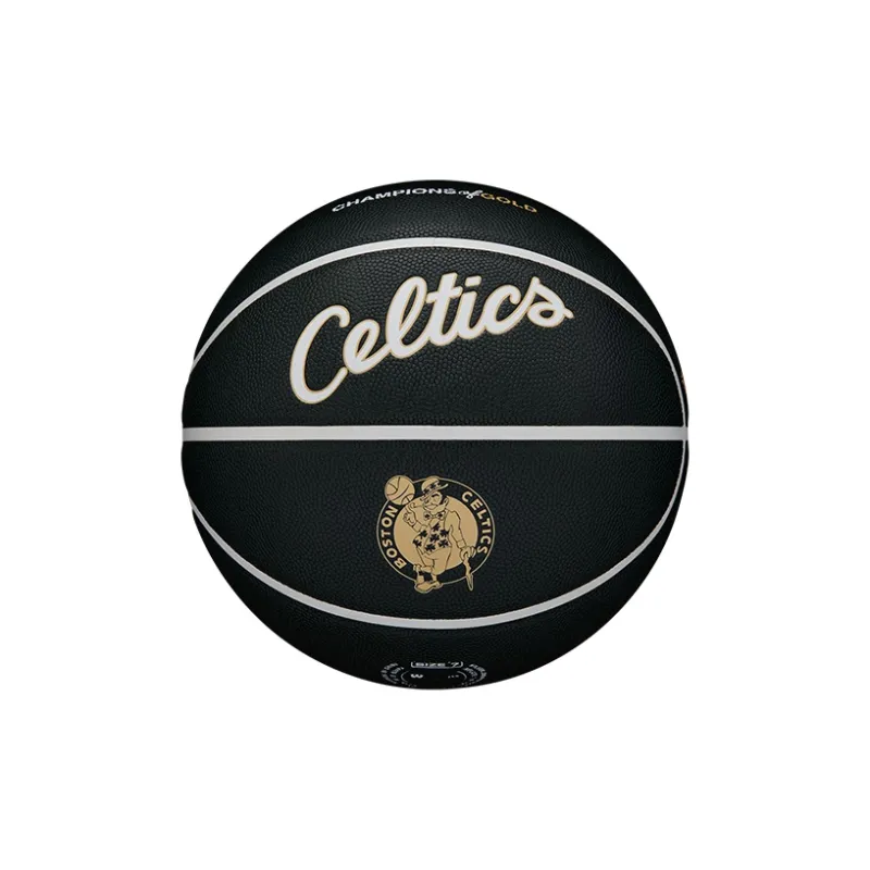 Wilson NBA City Series PU Basketball Black White Size 7 Training Unisex-0