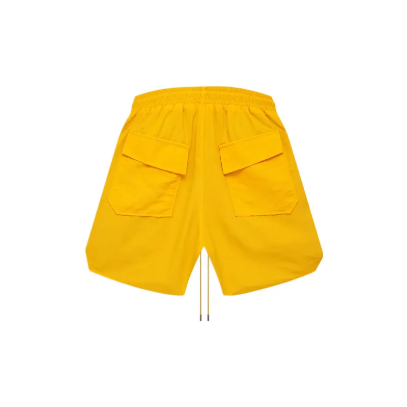 RHUDE Casual Shorts Men Yellow-1