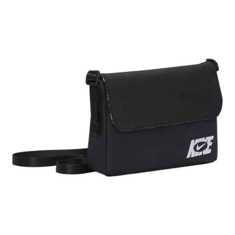 Nike Fabric Crossbody Bag Shoulder Bag Women's Black-2