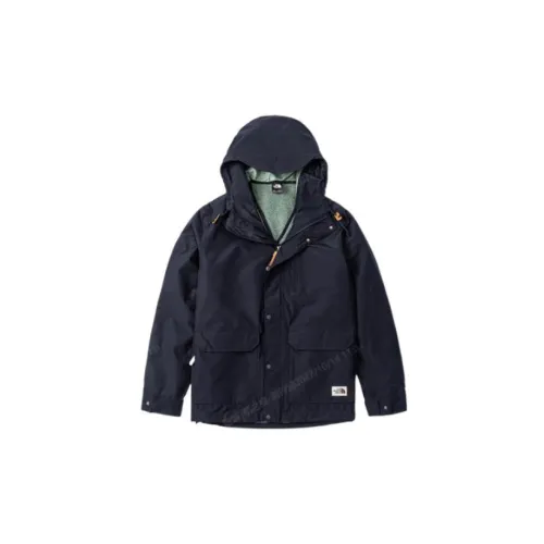 THE NORTH FACE Windbreaker Jackets Men Dark Blue