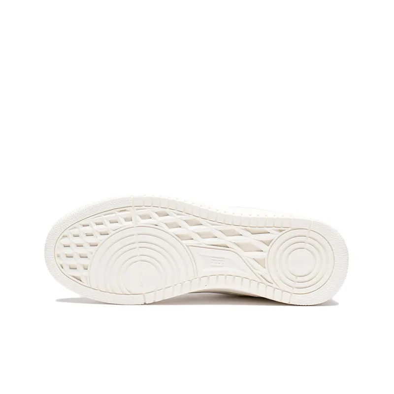 LiNing Yamahara Slip Resistant Cushioning Wear Resistant High Top Skateboard Shoes Women's Ecru-3