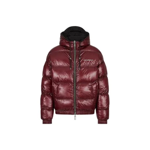 EMPORIO ARMANI Down Jackets Men Burgundy