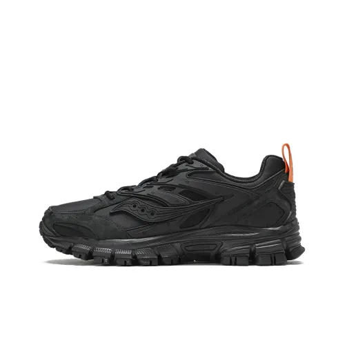 Saucony Slip Resistant, Abrasion Resistant, Breathable Low Top Casual Running Shoes Unisex Black
