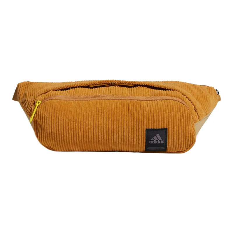 Adidas Corduroy Sports Bag, Shoulder Bag, Crossbody Bag Regular Unisex Wheat Brown-0