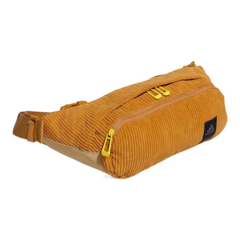 Adidas Corduroy Sports Bag, Shoulder Bag, Crossbody Bag Regular Unisex Wheat Brown-2