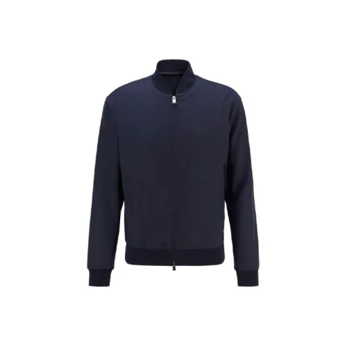 HUGO BOSS Jackets Men Blue