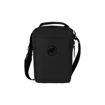 MAMMUT Seon Nylon Crossbody One Shoulder Handbag Regular Unisex Black/Deep Sea Blue