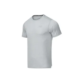 New Balance T Shirts Men Gray