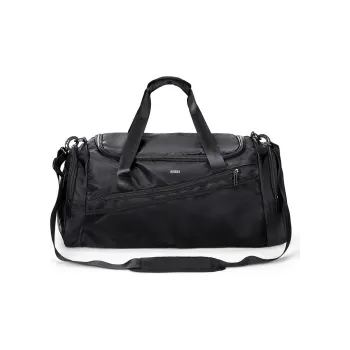 RIOREX Fabric Portable Luggage Bag Gym Bag Shoulder Bag Crossbody Bag Backpack Travel Bag Regular Unisex Black