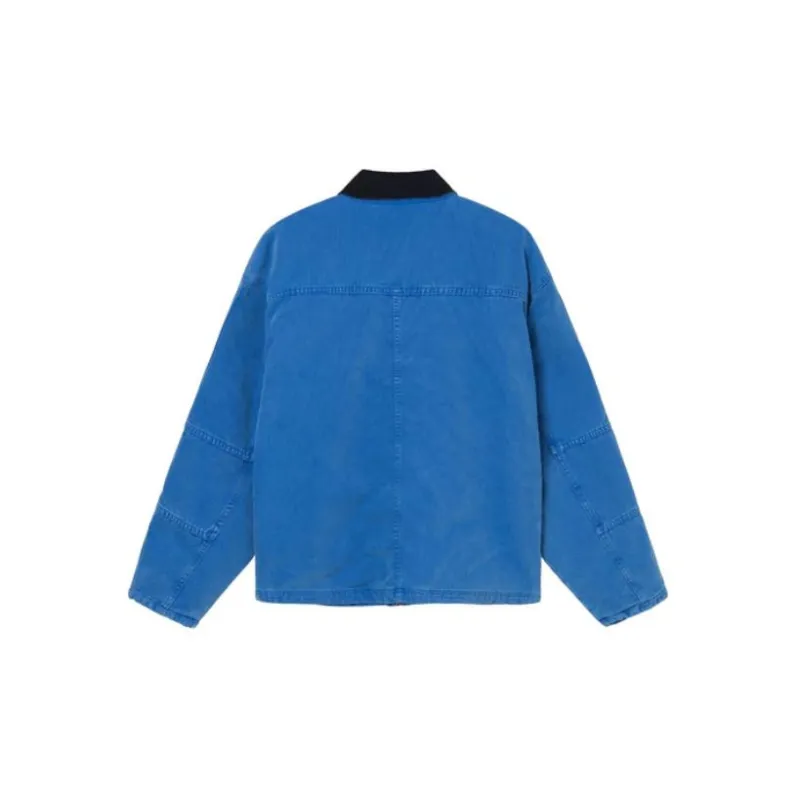 Stussy Washed Canvas Shop Jacket - POIZON Stussy Washed Canvas Shop Jacket - POIZON