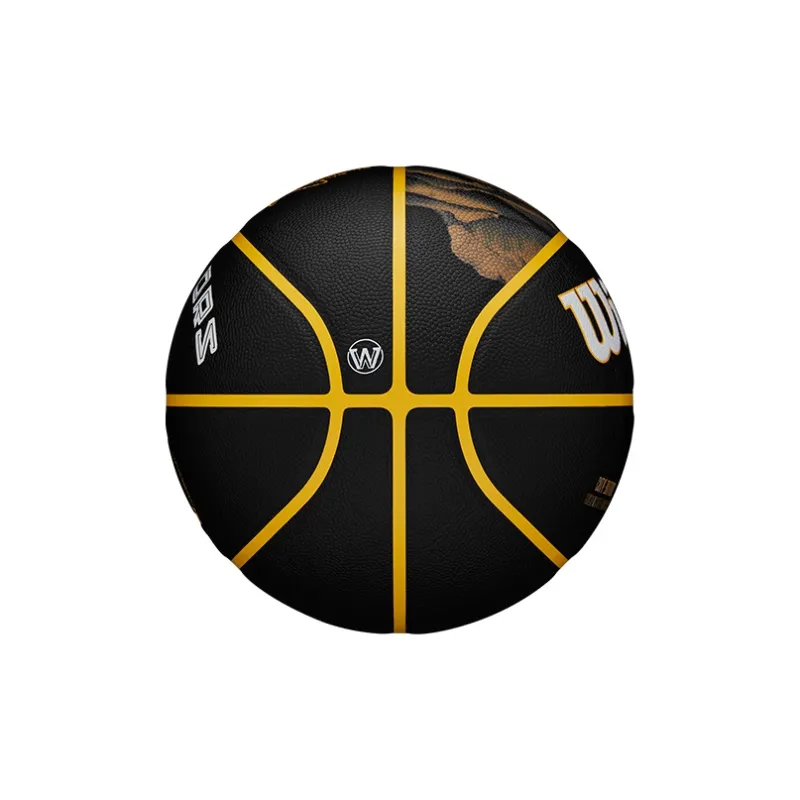 Wilson City Limited Collection PU Basketball Black Gold Size 7 Ball Training Unisex-3