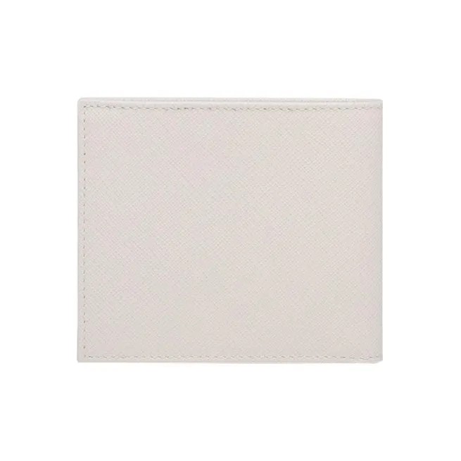 PRADA Saffiano Leather Wallet Men's White-2