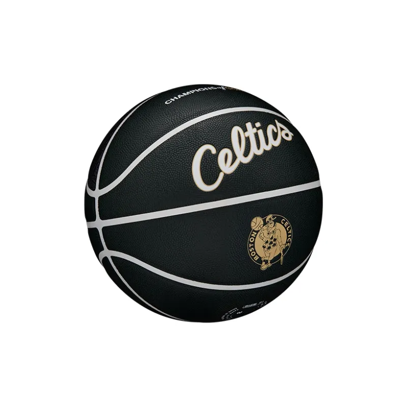 Wilson NBA City Series PU Basketball Black White Size 7 Training Unisex-2