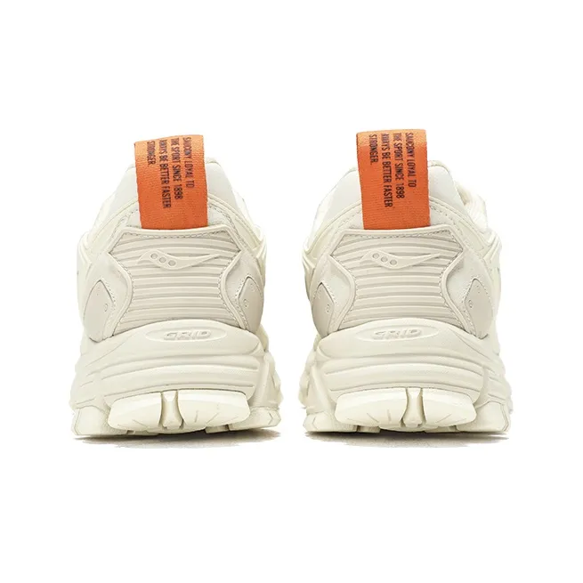 Saucony Anti Slip Wear Resistant Low Top Casual Running Shoes Unisex White-3