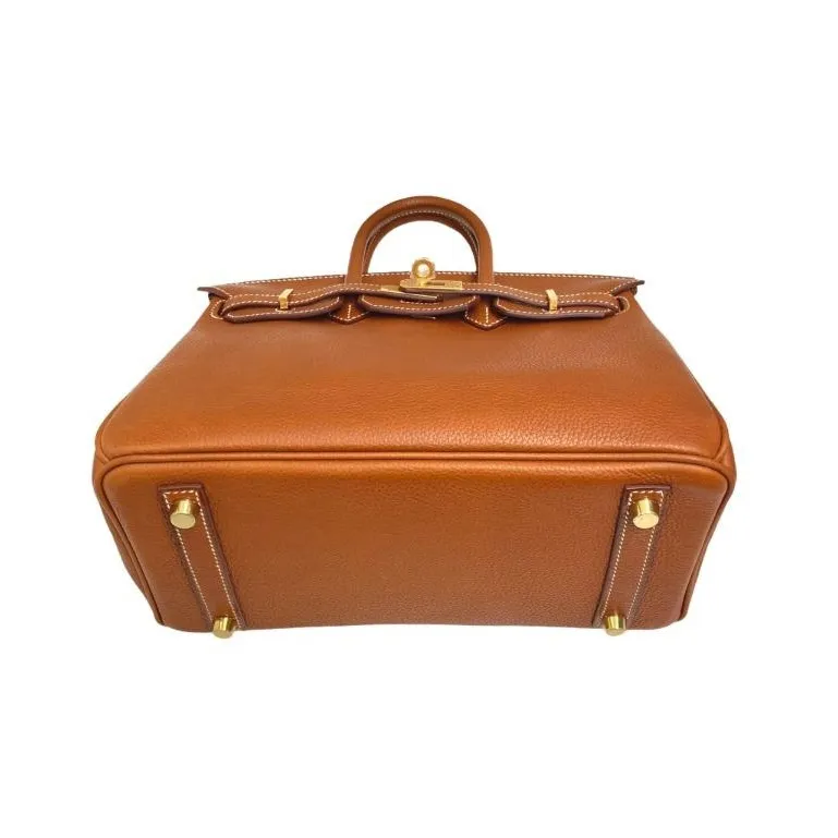 HERMES Birkin Saddle Leather Birkin Bag Handbags Women's 34 Fauve Light Tawny-3