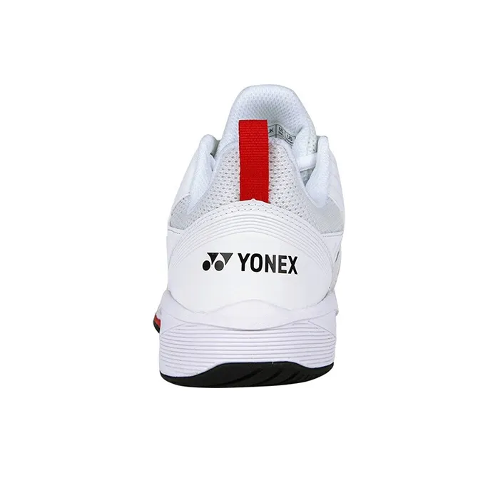 YONEX S3 Collection Coverage Rebound Low Top Tennis Shoes Unisex White Red-3