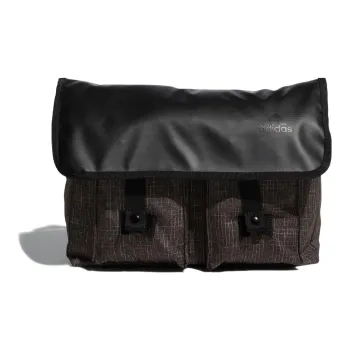 Adidas Recycled Polyester Messenger Bag Shoulder Bag Crossbody Bag Regular Unisex Black