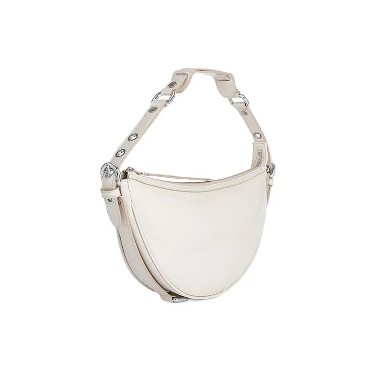 By Far Gib Patent Leather Shoulder Bag-1