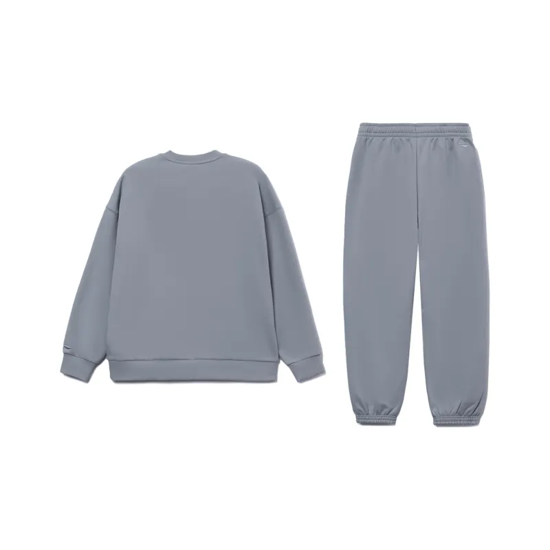 LiNing Training Series Sweatshirt Set Men's Gray+Gray-1