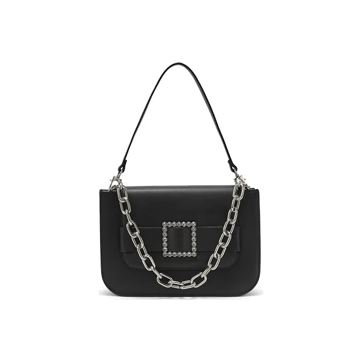 CHARLES&KEITH Cow Leather Shoulder Bag, Handbag Medium Size Women's-0