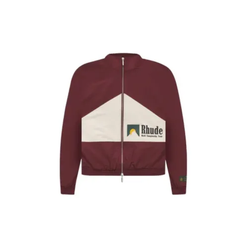 RHUDE Jackets Men Burgundy