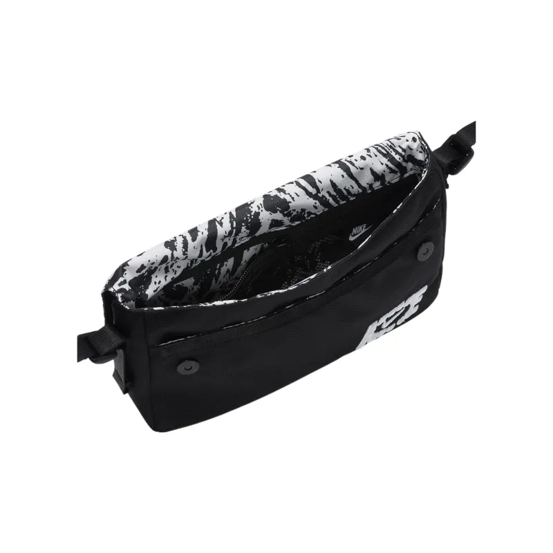 Nike Fabric Crossbody Bag Shoulder Bag Women's Black-3