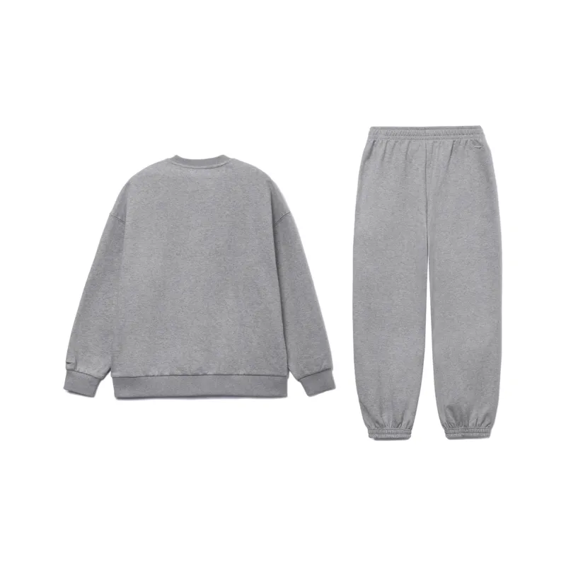 LiNing Training Series Set Unisex Heather Gray Brick+Gray-2