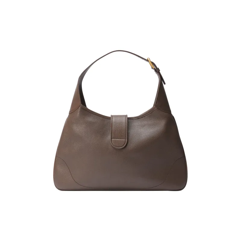 GUCCI Aphrodite Leather Handbag Shoulder Bag Women's Brown-2