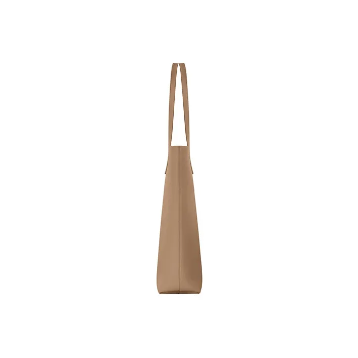 SAINT LAURENT Cow Leather Tote Bag Shopping Bag Shoulder Bag Handbag Women's Taupe-3