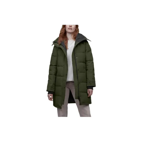 Canada Goose Shelburne Series Down Jackets Women's Green