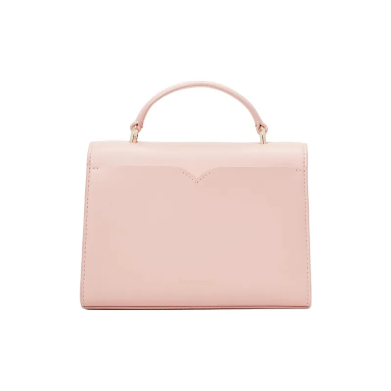 Kate Spade Cow Leather One Shoulder Handbag, Crossbody Bag Trumpets Women's Coral Pink-2