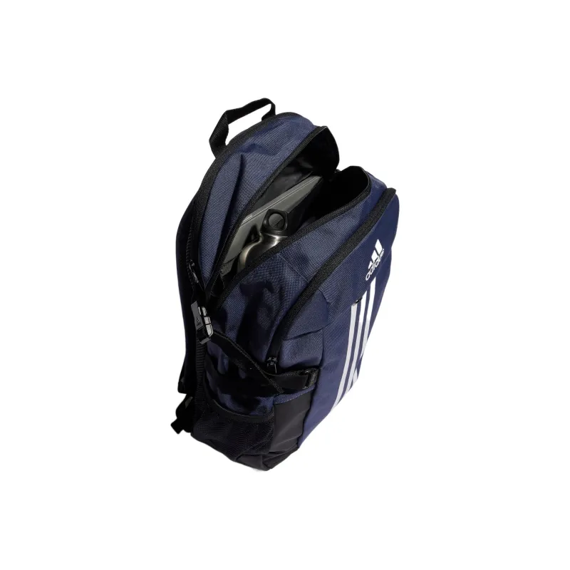 Adidas Polyester Backpack Regular Unisex Dark Navy Blue/White/Black-3