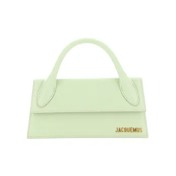 Jacquemus Cow Leather Shoulder Bag Crossbody Bag Handbag Women's Light Green