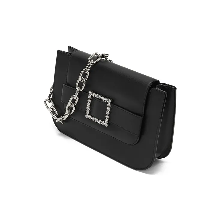 CHARLES&KEITH Cow Leather Shoulder Bag, Handbag Medium Size Women's-2