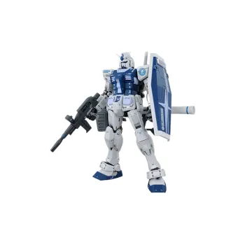 BANDAI First Gundam RX 78 MG 1/100 Mobile Suit Gundam RX 78 2 Gundam Base Color Scheme Model Kits 3.0 Version