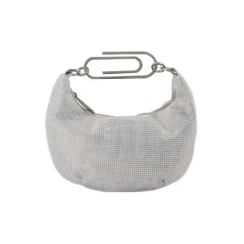 OFF-WHITE Paperclip Hobo Strass 20 Tote Bag