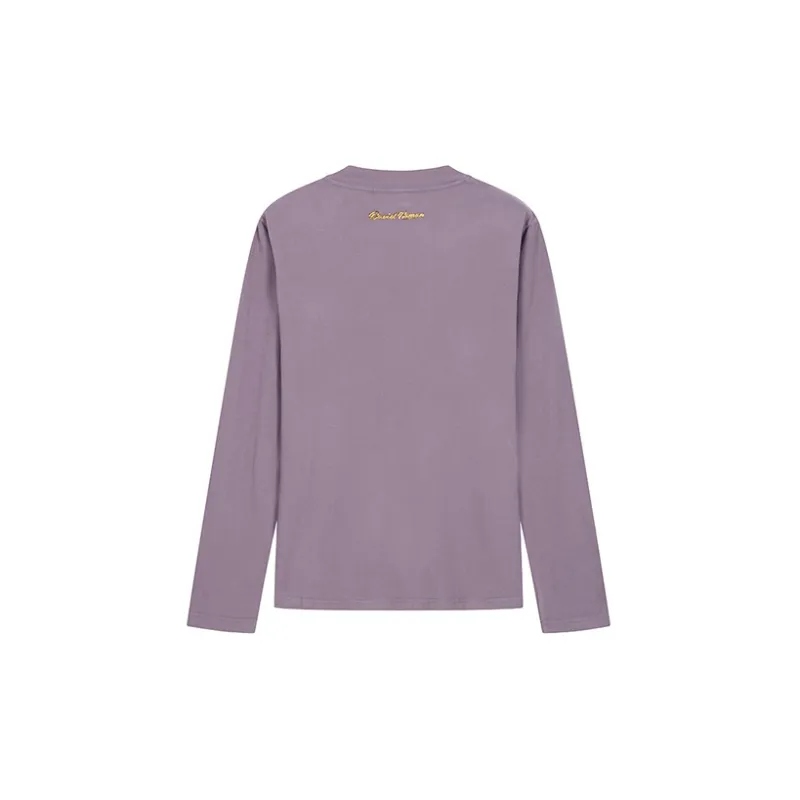 DAVID NAMAN FW22 Long Sleeved T Shirt Men's Purple-1