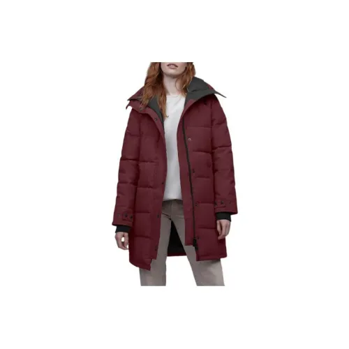 Canada Goose Shelburne Series Down Jackets Women's Berry Red