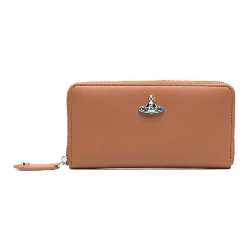 Vivienne Westwood Calfskin Wallet Women's Brown-0