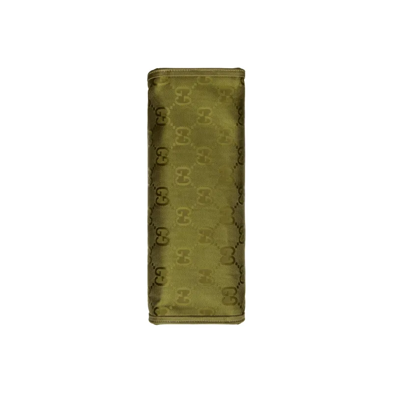 GUCCI Off The Grid Leather Detail Tote Bag Shopping Bag Handbag Medium Size Men's Green-4